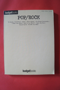 Budget Books: Pop / Rock Songbook Notenbuch Piano Vocal Guitar PVG