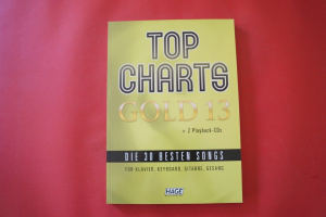 Hage Top Charts Gold Band 13 (mit 2 CDs) Songbook Notenbuch Piano Vocal Guitar PVG
