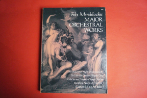 Major Orchestral Works (Mendelssohn) Songbook Notenbuch für Orchester (Transcribed Scores)