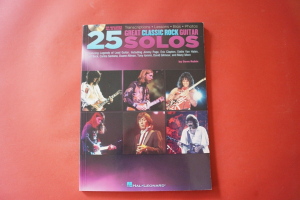 25 Great Classic Rock Guitar Solos (mit CD) Gitarrenbuch