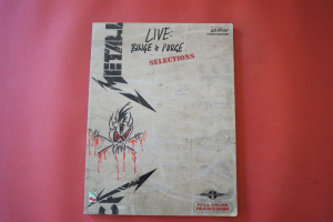 Metallica - Live: Binge & Purge Selections (mit Poster) Songbook Notenbuch Vocal Guitar