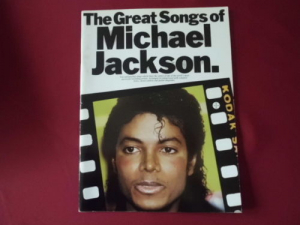 Michael Jackson - The Great Songs of Songbook Notenbuch Piano Vocal Guitar PVG