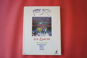 Pur - Live die Zweite Songbook Notenbuch Piano Vocal Guitar PVG