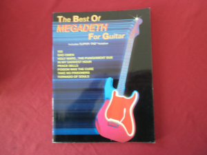 Megadeth - The Best of for Guitar Songbook Notenbuch Vocal Guitar