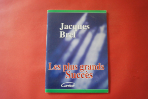 Jacques Brel - Les plus grands Succes Songbook Notenbuch Piano Vocal Guitar PVG