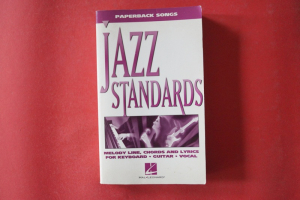Paperback Songs: Jazz Standards Songbook Notenbuch Keyboard Vocal Guitar