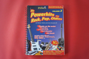Die Powerhits Rock Pop Oldies Vol. 2 (mit CD) Songbook Notenbuch für diverse Instrumente