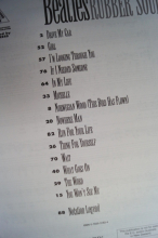 Beatles - Rubber Soul Songbook Notenbuch Vocal Guitar