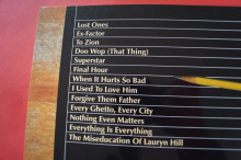 Lauryn Hill - The Miseducation of Songbook Notenbuch Piano Vocal Guitar PVG