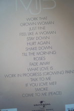 Mary J Blige - Growing Pains Songbook Notenbuch Piano Vocal Guitar PVG