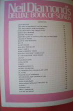 Neil Diamond - Deluxe Book of Songs Songbook Notenbuch Piano Vocal Guitar PVG