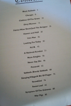 Black Sabbath - Best of Guitar Tab Songbook Notenbuch Vocal Guitar