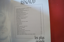 Renaud - Les plus Grands Succes Songbook Notenbuch Piano Vocal Guitar PVG