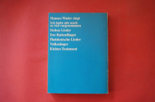 Hannes Wader - Lieder (Softcover) Songbook Notenbuch Vocal Guitar