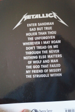 Metallica - Black Album (ältere Ausgabe) Songbook Notenbuch Vocal Guitar