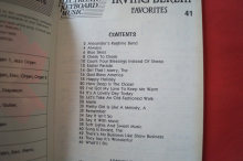 Irving Berlin - Favorites Songbook Notenbuch Easy Keyboard Vocal