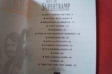 Supertramp - Best of Songbook Notenbuch Piano Vocal Guitar PVG