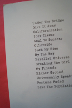 Red Hot Chili Peppers - Greatest Hits Songbook Notenbuch Vocal Drums