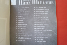 Hank Williams - The Best of Songbook Notenbuch Vocal Easy Guitar
