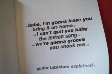 Led Zeppelin - Play Guitar with The Blues (mit CD) Songbook Notenbuch Vocal Guitar