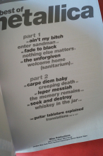 Metallica - Play Guitar with 1 & 2 (mit 2CDs) Songbook Notenbuch Vocal Guitar