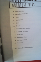 Lenny Kravitz - Greatest Hits Songbook Notenbuch für Bands (Transcribed Scores)