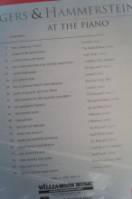 Rodgers & Hammerstein - At the Piano Songbook Notenbuch Piano