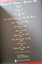Chicago - IX Songbook Notenbuch Piano Vocal Guitar PVG