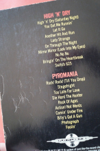 Def Leppard - High n Dry & Pyromania Songbook Notenbuch Vocal Guitar