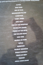 Grateful Dead - For Ukulele Songbook Notenbuch Vocal Ukulele