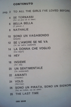 Julio Iglesias - I Successi di Songbook Notenbuch Vocal Guitar