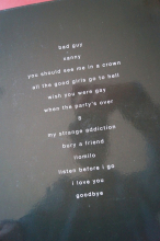 Billie Eilish - When we fall asleep... Songbook Notenbuch Easy Piano Vocal