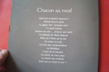 Hugues Aufray - Chacun sa mer Songbook Notenbuch Piano Vocal Guitar PVG
