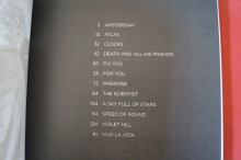 Coldplay - Transcriptions for Keyboard Songbook Notenbuch Keyboard Vocal