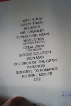 Ozzy Osbourne - Randy Rhoads Tribute (mit Poster) Songbook Notenbuch Vocal Guitar