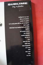 Sublime - 40 Oz. to Freedom Songbook Notenbuch Vocal Guitar