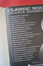 Classic Rock Ukulele Songbook Songbook Notenbuch Vocal Ukulele