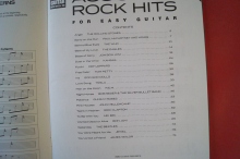 Acoustic Rock Hits for Easy Guitar (2nd Edition) Songbook Notenbuch Vocal Easy Guitar