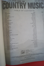 The Golden Age of Country Music Songbook Notenbuch Piano Vocal Guitar PVG