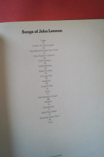 John Lennon - Songs of Songbook Notenbuch Piano Vocal Guitar PVG