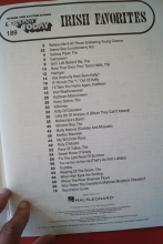 Irish Favorites Songbook Notenbuch Easy Keyboard Vocal