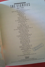 70 Years of Popular Music: The Eighties Part 3 Songbook Notenbuch Piano Vocal Guitar PVG