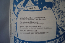 Vom 11.11. bis Aschermittwoch Heft 31 Notenheft