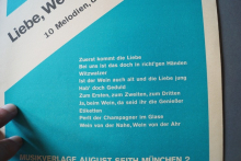 Liebe Wein und frohe Stunden Notenheft
