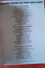 The Big Book of Pop Ballads Songbook Notenbuch Piano Vocal Guitar PVG