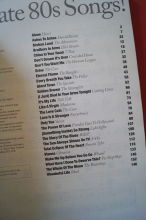 Ultimate 80s Songs Songbook Notenbuch Piano Vocal Guitar PVG