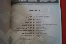 Top Hits for Bass Songbook Notenbuch Vocal Bass