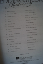 Wedding Music Made Easy Songbook Notenbuch Easy Piano