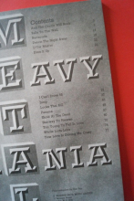 Heavy Metal Mania Songbook Notenbuch Piano Vocal Guitar PVG