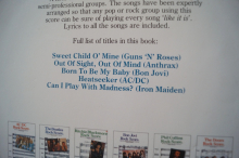 Heavy Metal Rock Score Songbook Notenbuch für Bands (Transcribed Scores)